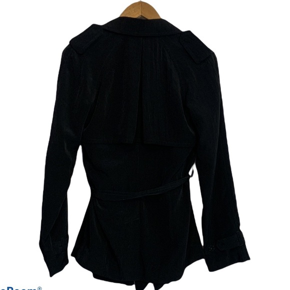 Gap Blk Draped Open Front or Tie Wrap Jacket Sz XS - Picture 3 of 5